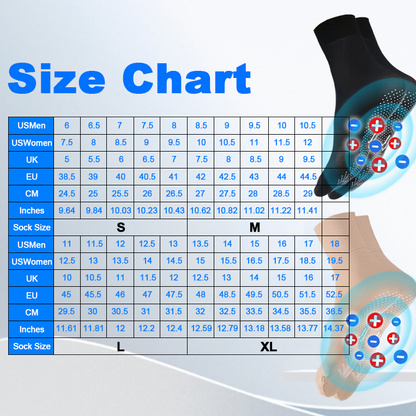 🇺🇲𝑶𝒇𝒇𝒊𝒄𝒊𝒂𝒍 𝑺𝒕𝒐𝒓𝒆 |🔥🦵FROCCHAR® Tourmaline Slimming & Varicose Veins & Detoxification Stretch Socks （Results in 7 days）✅For obesity,Joint pain, lymph nodes, varicose veinsas, and more