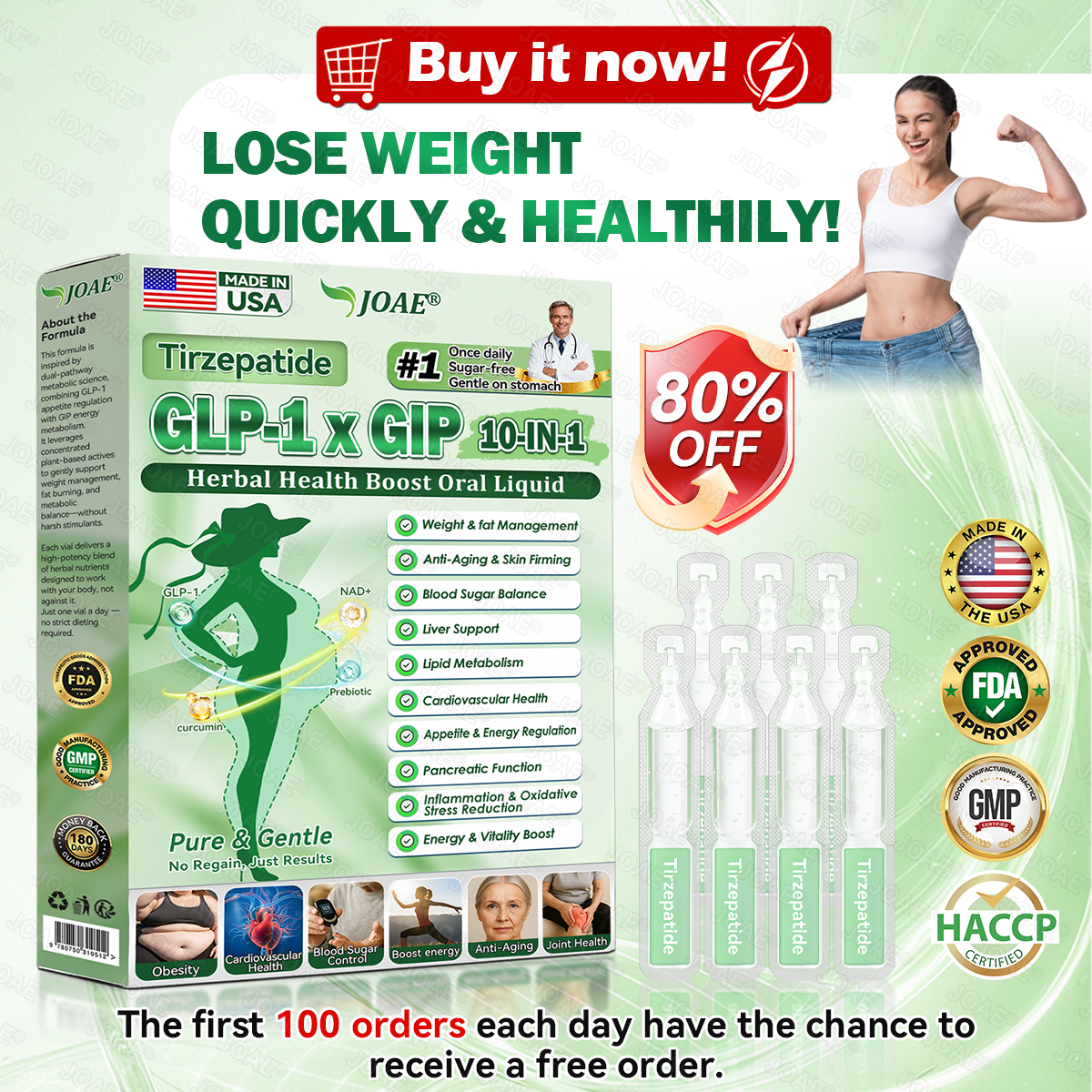 🇺🇸𝑶𝒇𝒇𝒊𝒄𝒊𝒂𝒍 𝑺𝒕𝒐𝒓𝒆  | 👩‍⚕️💥JOAE® Moringa · Berberine x NAD+ 10-IN-1 Herbal Health Nano Microneedle Patch🇺🇸（Zero Pain, 24/7 Release | Lose 20Ibs FAST | 90% Sugar Drop）