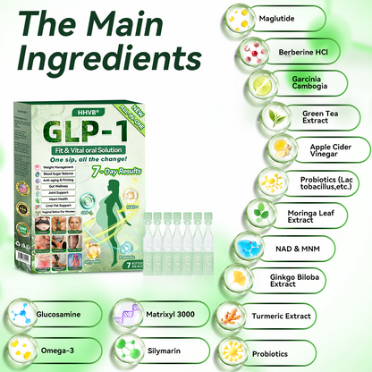 𝑶𝒇𝒇𝒊𝒄𝒊𝒂𝒍 𝑺𝒕𝒐𝒓𝒆 | 𝗛𝗛𝙑𝐵®🌈𝐺𝐿𝑃-𝟏 ALL-𝑰𝑵-𝑶𝑵𝑬 Fit&amp;Vital 𝑶𝒓𝒂𝒍 𝑳𝒊𝒒𝒖𝒊𝒅 (𝐉𝐮𝐬𝐭 𝐨𝐧𝐜𝐞 𝐚 𝐝𝐚𝐲, 𝐯𝐢𝐬𝐢𝐛𝐥𝐞 𝐜𝐡𝐚𝐧𝐠𝐞𝐬 𝐢𝐧 𝟕 𝐝𝐚𝐲𝐬）✅ 𝐅𝐨𝐫 𝐨𝐛𝐞𝐬𝐢𝐭𝐲, 𝐜𝐚𝐫𝐝𝐢𝐨𝐯𝐚𝐬𝐜𝐮𝐥𝐚𝐫 𝐡𝐞𝐚𝐥𝐭𝐡, 𝐝𝐢𝐚𝐛𝐞𝐭𝐞𝐬, 𝐬𝐥𝐞𝐞𝐩 𝐚𝐩𝐧𝐞𝐚, 𝐆𝐮𝐭 𝐇𝐞𝐚𝐥𝐭𝐡, 𝐣𝐨𝐢𝐧𝐭 𝐢𝐬𝐬𝐮𝐞𝐬, 𝐚𝐧𝐝 𝐦𝐨𝐫𝐞