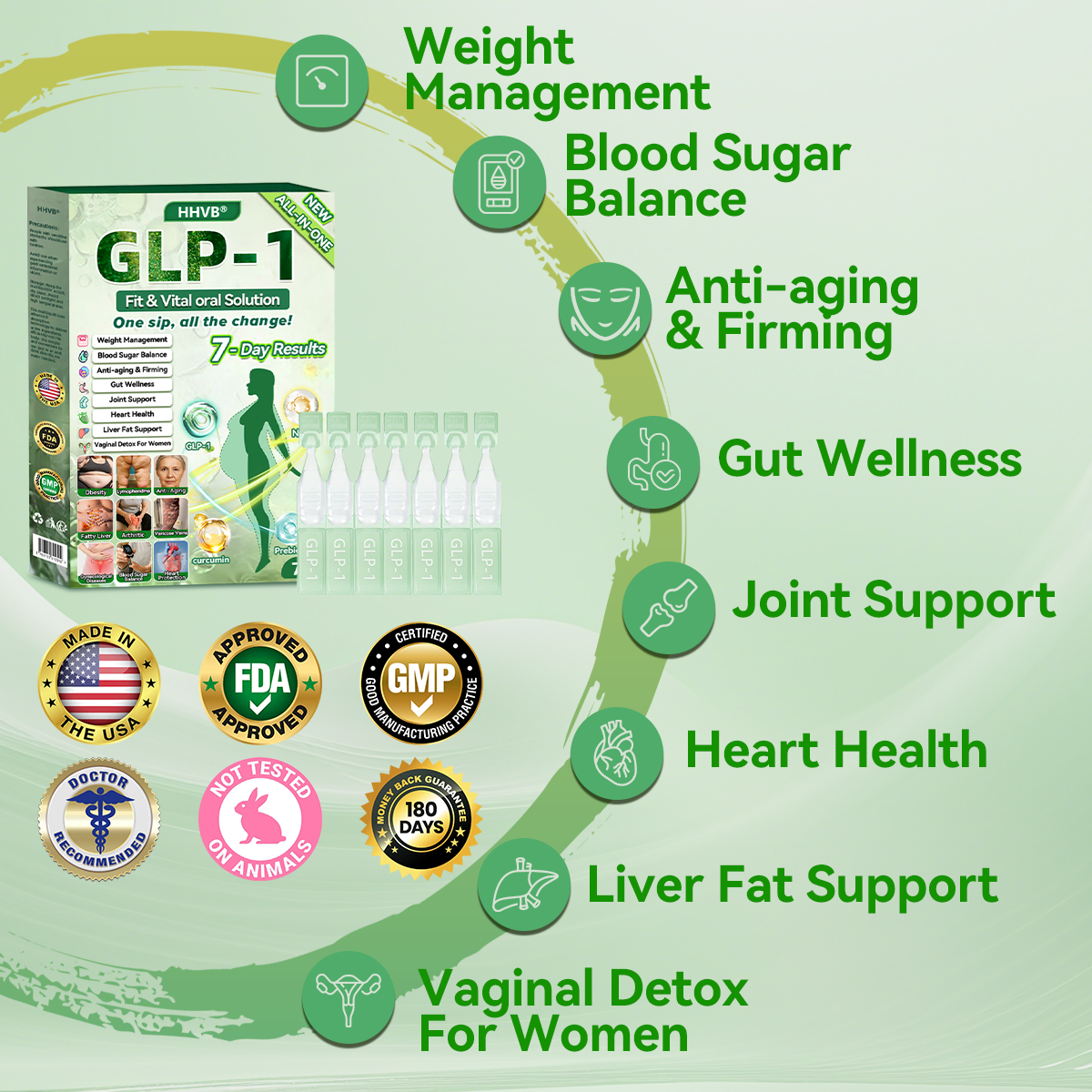 𝑶𝒇𝒇𝒊𝒄𝒊𝒂𝒍 𝑺𝒕𝒐𝒓𝒆 | 𝗛𝗛𝙑𝐵®🌈𝐺𝐿𝑃-𝟏 ALL-𝑰𝑵-𝑶𝑵𝑬 Fit&amp;Vital 𝑶𝒓𝒂𝒍 𝑳𝒊𝒒𝒖𝒊𝒅 (𝐉𝐮𝐬𝐭 𝐨𝐧𝐜𝐞 𝐚 𝐝𝐚𝐲, 𝐯𝐢𝐬𝐢𝐛𝐥𝐞 𝐜𝐡𝐚𝐧𝐠𝐞𝐬 𝐢𝐧 𝟕 𝐝𝐚𝐲𝐬）✅ 𝐅𝐨𝐫 𝐨𝐛𝐞𝐬𝐢𝐭𝐲, 𝐜𝐚𝐫𝐝𝐢𝐨𝐯𝐚𝐬𝐜𝐮𝐥𝐚𝐫 𝐡𝐞𝐚𝐥𝐭𝐡, 𝐝𝐢𝐚𝐛𝐞𝐭𝐞𝐬, 𝐬𝐥𝐞𝐞𝐩 𝐚𝐩𝐧𝐞𝐚, 𝐆𝐮𝐭 𝐇𝐞𝐚𝐥𝐭𝐡, 𝐣𝐨𝐢𝐧𝐭 𝐢𝐬𝐬𝐮𝐞𝐬, 𝐚𝐧𝐝 𝐦𝐨𝐫𝐞