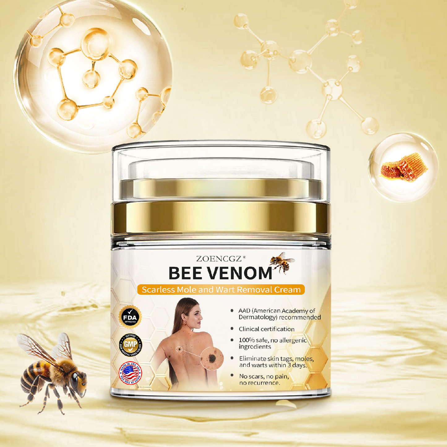🐝🐝[✨𝐎𝐟𝐟𝐢𝐜𝐢𝐚𝐥 𝐁𝐫𝐚𝐧𝐝 𝐒𝐭𝐨𝐫𝐞✨] 𝐙𝐨𝐞𝐧𝐜𝐠𝐳™™ 𝐁𝐞𝐞 𝐕𝐞𝐧𝐨𝐦 𝐌𝐨𝐥𝐞 𝐚𝐧𝐝 𝐖𝐚𝐫𝐭 𝐓𝐫𝐞𝐚𝐭𝐦𝐞𝐧𝐭 𝐂𝐫𝐞𝐚𝐦(👨‍⚕𝐀𝐀𝐃 𝐑𝐄𝐂𝐎𝐌𝐌𝐄𝐍𝐃𝐒)